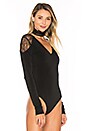 view 3 of 5 BODY EN DENTELLE NANCEY in Black