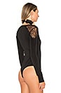 view 4 of 5 BODY EN DENTELLE NANCEY in Black