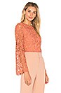 view 2 of 5 Pasha Top in Salmon