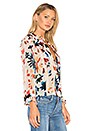 view 2 of 4 Malinda Blouse in Prisma Floral Burnout