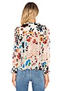 view 3 of 4 Malinda Blouse in Prisma Floral Burnout