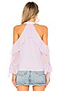 view 3 of 4 Blayne Bow Cuff Top in Lilac
