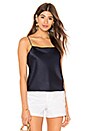 view 1 of 4 Harmon Drapey Slip Tank in Navy
