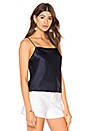 view 2 of 4 Harmon Drapey Slip Tank in Navy