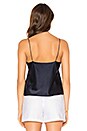 view 3 of 4 Harmon Drapey Slip Tank in Navy