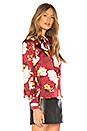 view 3 of 5 Crogan Blouse in Water Lotus Bordeaux