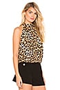 view 2 of 4 Maris Halter Top in Spotted Leopard Multi