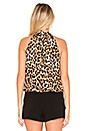 view 3 of 4 Maris Halter Top in Spotted Leopard Multi
