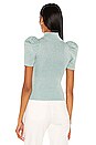 view 3 of 5 Issa Puff Sweater Top in Waterfall