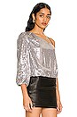 view 2 of 6 Lucinda Top in Silver & Gunmetal
