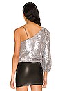 view 4 of 6 Lucinda Top in Silver & Gunmetal