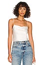view 1 of 4 Classic Harmon Drapey Slip Tank in Off White