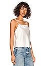 view 2 of 4 Classic Harmon Drapey Slip Tank in Off White