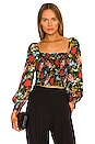 view 1 of 4 Cooper Smock Bodice Top in Wild & Free