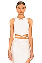 view 1 of 4 Latia Knit Tank in Soft White