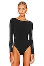 view 2 of 5 Marcella Chain Back Bodysuit in Black