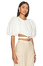 view 2 of 4 Colette Crop Top in White