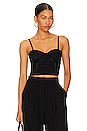 view 1 of 4 Damia Ruched Bustier in Black