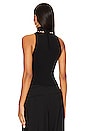 view 3 of 5 Annalee Mock Neck Halter in Black
