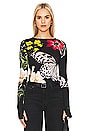 view 1 of 4 Delaina Crop Top in Essential Floral