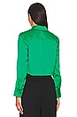 view 3 of 4 Leon Crop Button Down in Light Emerald