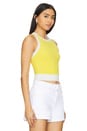 view 2 of 4 Boyd Tank in Happy Yellow & Soft White