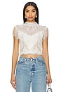 view 1 of 5 Pria Fringe Top in Off White