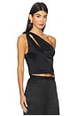 view 2 of 4 ТОП PIERA ONE SHOULDER TWIST in Black