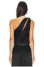 view 3 of 4 PIERA ONE SHOULDER TWIST 탑 in Black