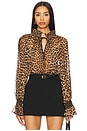 view 1 of 4 Norah Peasant Blouse in Catwalk
