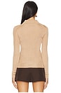 view 3 of 4 Nealie Ribbed Polo in Tan