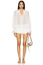 view 4 of 4 Norah Peasant Blouse in Off White