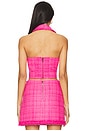 view 3 of 5 Meri Cropped Halter Blazer Top in Wild Pink
