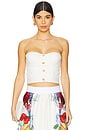 view 1 of 4 Hensley Bustier Top in Off White