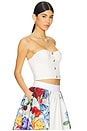 view 2 of 4 Hensley Bustier Top in Off White