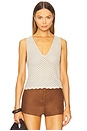 view 1 of 4 Annalise Tank in Oatmeal