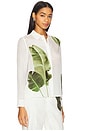 view 3 of 6 Willa Top in Jungle Palm Off White