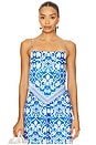 view 1 of 4 Yuri Scarf Top in Soiree True Blue