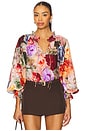 view 1 of 4 Norah Sleeveless Blouse in Storm Floral