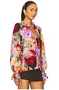 view 2 of 4 Norah Sleeveless Blouse in Storm Floral