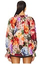 view 3 of 4 Norah Sleeveless Blouse in Storm Floral