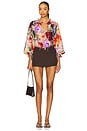 view 4 of 4 Norah Sleeveless Blouse in Storm Floral