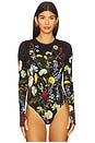 view 2 of 5 Olea Crew Neck Bodysuit in Social Hour Black