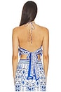 view 3 of 4 Frenchie Handkerchief Halter Top in Solstice