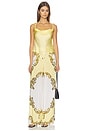 view 4 of 4 Monique Twist Strap Cowl Neck Tank in Butter