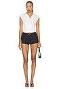 view 4 of 4 Kim Paneled Corset Fitted Top in Off White