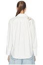 view 3 of 5 CHEMISE FINELY in Off White & Silver Crystal