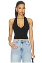 view 1 of 4 TOP HALTER PEARL in Black