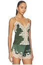 view 2 of 5 TOP DENTELLE JULIETTA  in Dark Fern