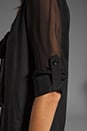view 4 of 4 Arie Tie Neck Blouse in Black